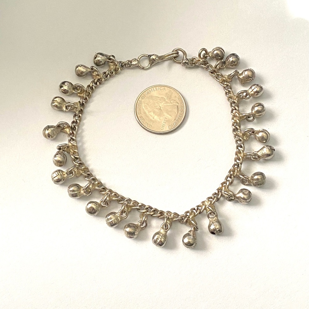 Vintage Belly Dancer Jingle Ankle Bracelet Anklet - Picture 3 of 7
